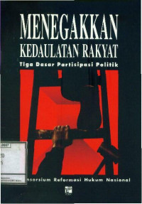 Menegakkan Kedaulatan Rakyat