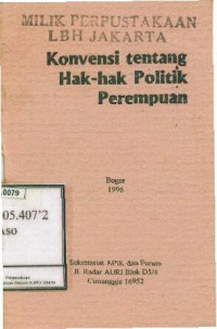 Konvensi tentang hak politik perempuan