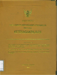 Suplement Peraturan Perundang-undangan Tentang Ketenagakerjaan Dilengkapi Kep. 48/MEN/IV/2004 tentang Tata cara pembuatan dan pengesahan peraturan perusahaan serta pembuatan dan pendaftaran perjanjian kerja bersama