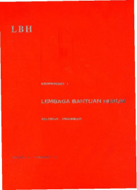 Konferensi I Lembaga Bantuan Hukum Seluruh Indonesia