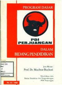 Program Dasar PDI Perjuangan Dalam Bidang Pendidikan