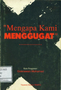 Mengapa Kami Menggugat