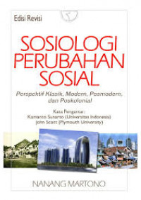 Sosiologi perubahan sosial