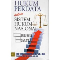 Hukum Perdata dalam Sistem Hukum Nasional