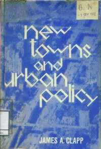 Image of New Towns and Urban Policy
