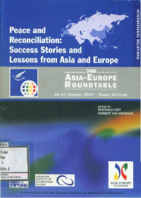Image of International Relation:peace and Reconciliation: Success Stories and Lessons from Asia and Europe