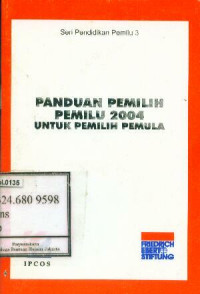 Image of Panduan Pemilih Pemilu 2004 untuk pemula