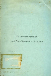 The Mossad Connection and State Terrorisme in Sri Lanka