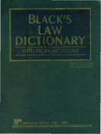 Blacks Law Dictionary with Pronounciations