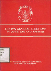 Image of The 1992 General Elections in Question and Answer