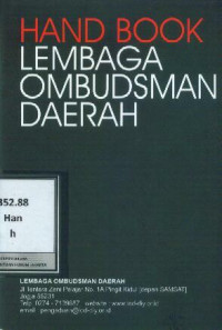 Handbook Lembaga Ombudsman Daerah