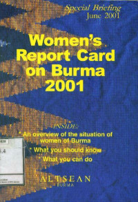 Image of Women's Report Card on Burma 2001