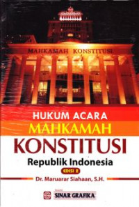 Hukum acara mahkamah konstitusi republik indonesia