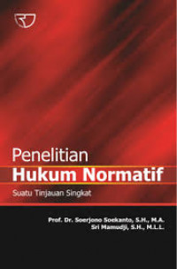 Image of PENELITIAN HUKUM NORMATIF