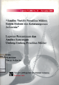 Analisa Yuridis Peradilan Militer, Sistem Hukum dan Ketatanegaraan Indonesia